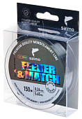 Леска моно. Salmo Diamond FEEDER & MATCH FLUORO COATED Olive Green 150/026 Леска моно. Salmo Diamond FEEDER & MATCH FLUORO COATED Olive Green 150/026