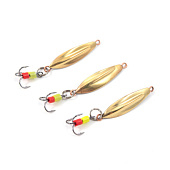 Блесна вертикальная Яман Жучок с тройником,размер 25 мм, вес 1,5 г, цвет латунь Я-БВ203 Блесна вертикальная Яман Жучок с тройником,размер 25 мм, вес 1,5 г, цвет латунь Я-БВ203