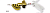  . EFFZETT RATTLIN' SPINNER #5 11CM / 18G / GOLD 60214