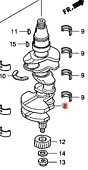 �������� � ����� HONDA (13311-ZZ5-000) BF50