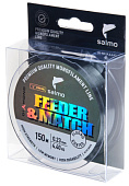 ����� ����. Salmo Diamond FEEDER & MATCH FLUORO COATED Olive Green 150/023