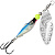 Блесна вращ. AQUA FISH LONG EXTRA-2, 12,0g, лепесток №2 (серебро), цвет тела 06 (голубая спинка, сер Блесна вращ. AQUA FISH LONG EXTRA-2, 12,0g, лепесток №2 (серебро), цвет тела 06 (голубая спинка, сер