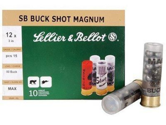  . 12/76 Sellier & Bellot SB Buck Shot Magnum 