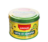 Свеча Argus антимоскитная с маслом цитронеллы 80гр.  Свеча Argus антимоскитная с маслом цитронеллы 80гр.