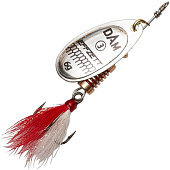 Блесна вращ. DAM Effzett Standart Spinner Dressed 12гр - #5 - Silver 60560 Блесна вращ. DAM Effzett Standart Spinner Dressed 12гр - #5 - Silver 60560