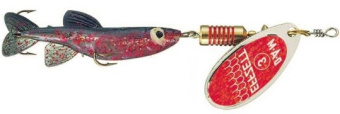  . DAM Effzett Spinner Minnow 05 - Red Glitter 5138205