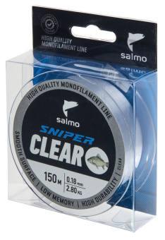 Леска моно. Salmo Sniper Clear 150/018 Леска моно. Salmo Sniper Clear 150/018