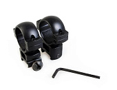 Кольца 25,4мм Veber Е 2521 F (на планку 21 мм) Кольца 25,4мм Veber Е 2521 F (на планку 21 мм)