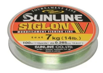  Sunline SIGLON V 30mx10 Mist Green 0.165mm 3kg