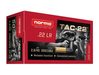  5.6 (22 LR) NORMA 2,6 Tac-22