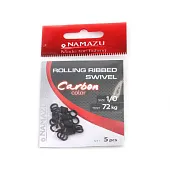  Namazu Pro ROLLING RIBBED SWIVEL, , . Carbon, . 1/0, test-72  (. 5 .)